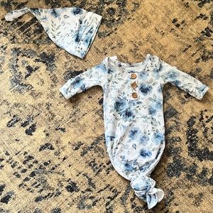 Caden Lane Knot Gown with hat. In great condition, used once